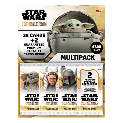 Topps Tarjetas de trading mandalorianas de Star Wars - Multipack - El niño