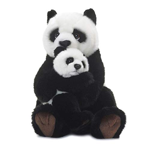 Toptoy 16813 - WWF Panda con Baby Mama [importado de Alemania]