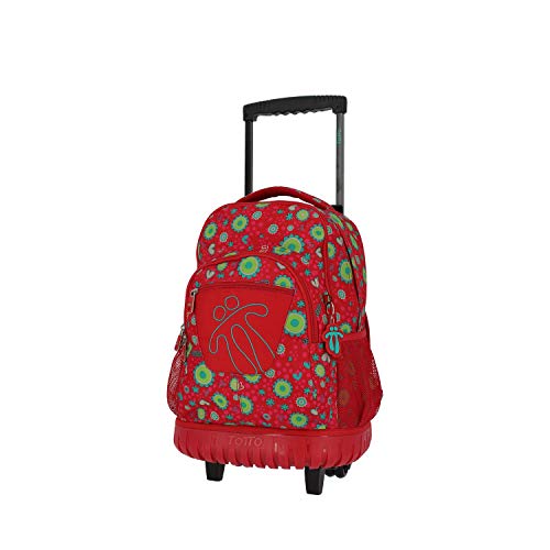 TOTTO Mochilas Escolares con Ruedas, Mochilas Grandes Infantiles Estampados - Mochilas