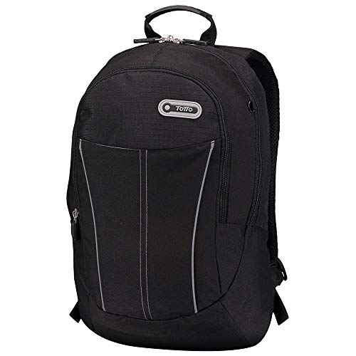 TOTTO Morral Arvar Mochila, Hombre, Negro, Talla Única