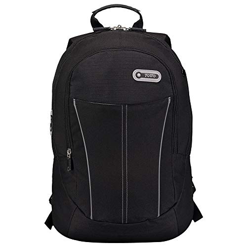 TOTTO Morral Arvar Mochila, Hombre, Negro, Talla Única