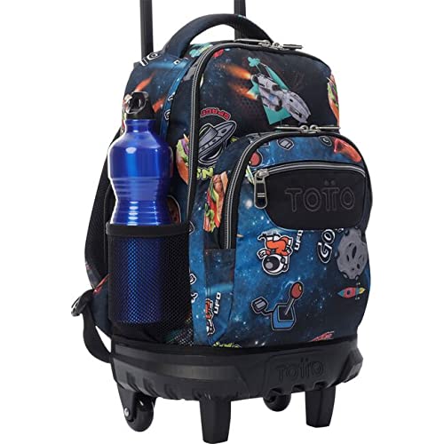 TOTTO Morral Rue Bomper Resma Mochila con Ruedas, Adultos Unisex, Azul (Azul), Talla Única