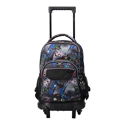 TOTTO Morral Rue Bomper Resma Mochila con Ruedas, Adultos Unisex, Multicolor (Multicolor), Talla Única