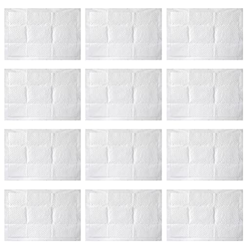 TOYANDONA 12 Piezas de Almohadillas Desechables Almohadillas de Cama Absorbentes Mujeres Embarazadas Estera de Lactancia para Mojar La Cama Adultos Mascotas Bebé ( ) 60X90cm