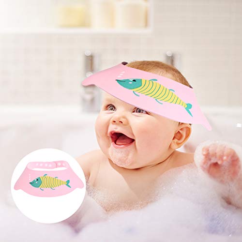 TOYANDONA 3 Piezas de Gorros de Ducha para Bebé Gorra Ajustable para El Lavado de La Cabeza de Los Niños Protector de Pelo para El Baño Y La Ducha para Niños