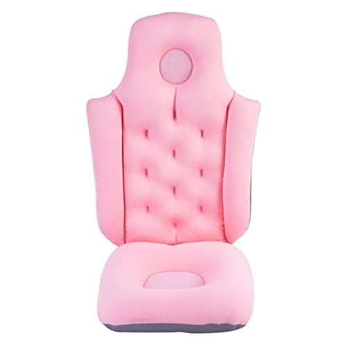 TOYANDONA Silla de Bañera Inflable Bañera Plegable Portátil Lavabo de Ducha Asiento de Viaje para Ancianos Y Mujeres Embarazadas Rosa