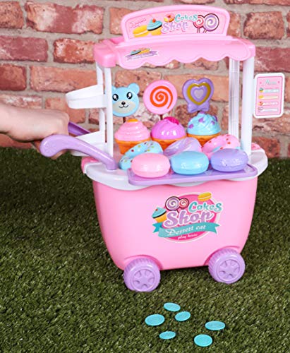 TOYLAND® - Carrito de Compras de Pasteles y postres - Juegos de Comida simulada