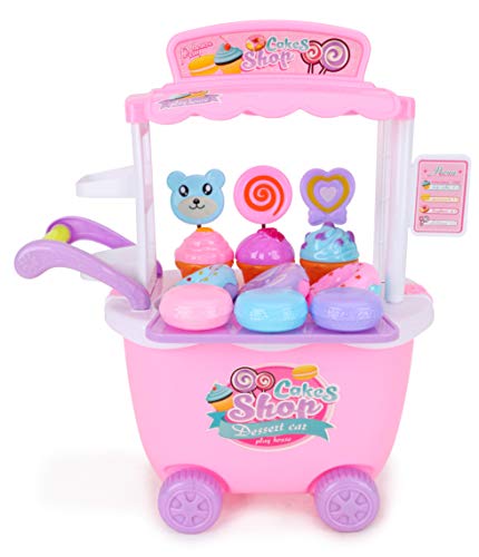 TOYLAND® - Carrito de Compras de Pasteles y postres - Juegos de Comida simulada