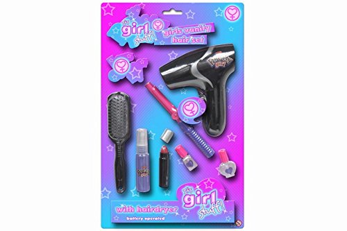 TOYLAND Su Stuff Girl! Chicas 8pce Set de Pelo - Secador de Pelo, rizadores + Accesorios [Toy]