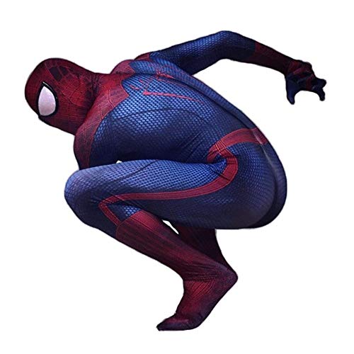 TOYSSKYR Amazing Spiderman Traje de niño o Adulto for niños de superhéroes Cosplay elásticos Medias Jumpsuit Fantasía Tema del Partido del Vestido Alta Elasticidad