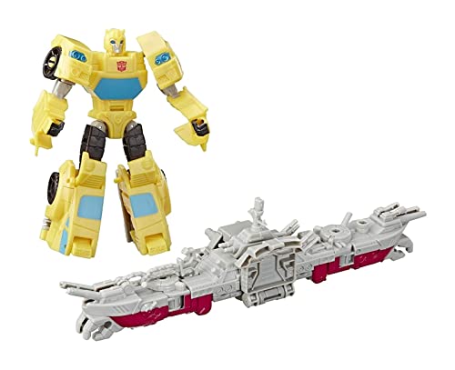 Transformer Juguetes, Figura De Acción De Bumblebee Bumblebee Cyberverse Spark Bumble - Se Combina Con El Vehículo De La Armadura De La Bujía De La Tormenta Del Océano For Encender - 6 Pulgadas , Jugu