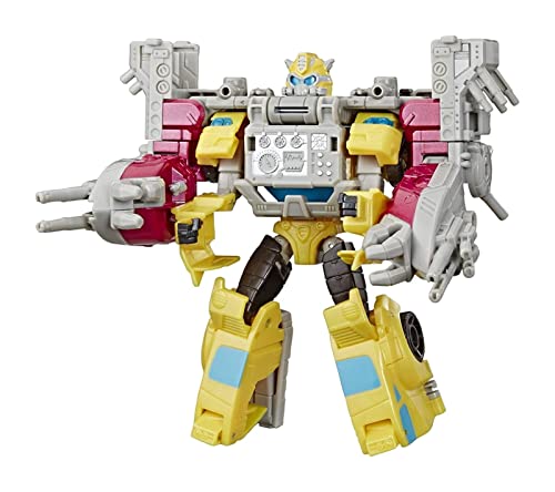 Transformer Juguetes, Figura De Acción De Bumblebee Bumblebee Cyberverse Spark Bumble - Se Combina Con El Vehículo De La Armadura De La Bujía De La Tormenta Del Océano For Encender - 6 Pulgadas , Jugu