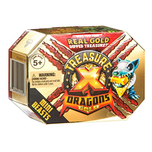 TREASURE X- Dragons Gold Mini Bestia Pack Estilos variados, Multicolor (Moose LTD 41512) , color/modelo surtido