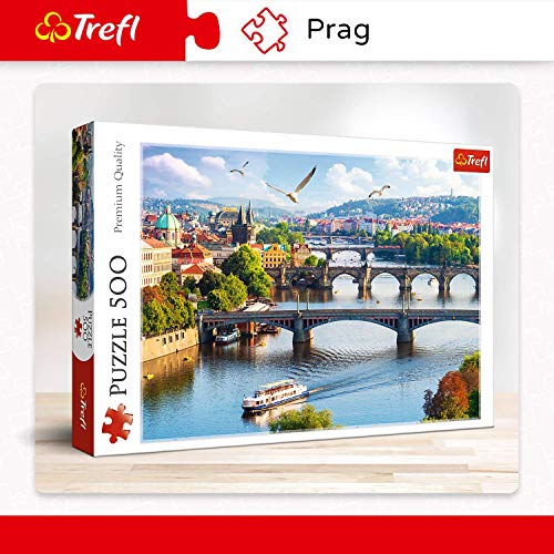 Trefl 500 Elementi, Qualità Premium, per Adulti e Bambini da 10 Anni Puzzle, Color Praga-república Checa (TR37382)