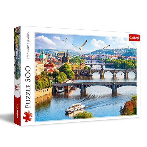 Trefl 500 Elementi, Qualità Premium, per Adulti e Bambini da 10 Anni Puzzle, Color Praga-república Checa (TR37382)