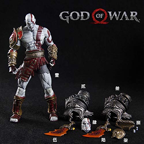 TRK Juego PSP God of War 3 Kratos God of War carácter móvil de la muñeca de Ye Kui Modelo Juego de Escritorio Regalo Decoración