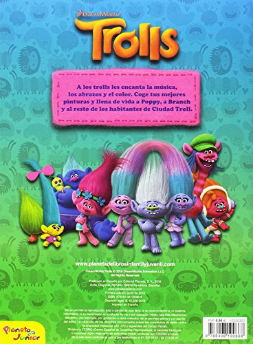 Trolls. Libro para colorear (Dreamworks. Trolls)