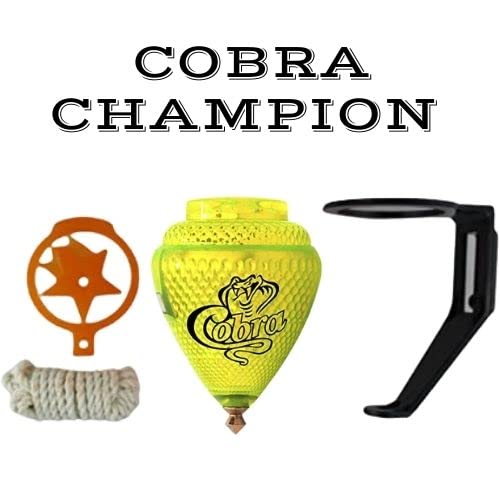 TROMPO Cobra Punta de Acero Modelo para niños y Grandes, Juguete Peonza Divertida a Todo Color, 1 Unidad ( Colores AL Asar EN TU Pedido) Perfecto Regalo DE CUMPLEAÑOS para LOS NIÑOS.