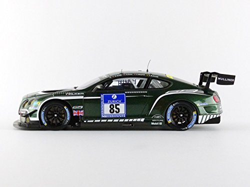 Truescale Miniatures – tsm161807r – Bentley Continental GT3 – 24H Nurburgring 2015 – Escala 1/18 – Verde/Blanco