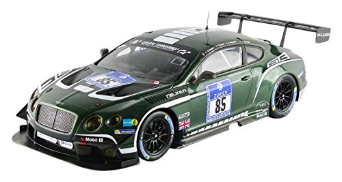 Truescale Miniatures – tsm161807r – Bentley Continental GT3 – 24H Nurburgring 2015 – Escala 1/18 – Verde/Blanco