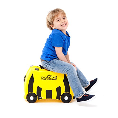 Trunki Maleta correpasillos y equipaje de mano infantil: Abeja Bernard (Amarillo)