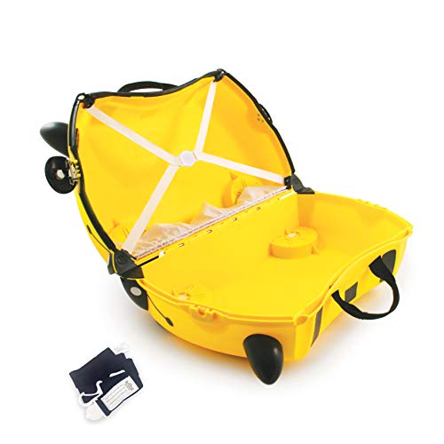 Trunki Maleta correpasillos y equipaje de mano infantil: Abeja Bernard (Amarillo)