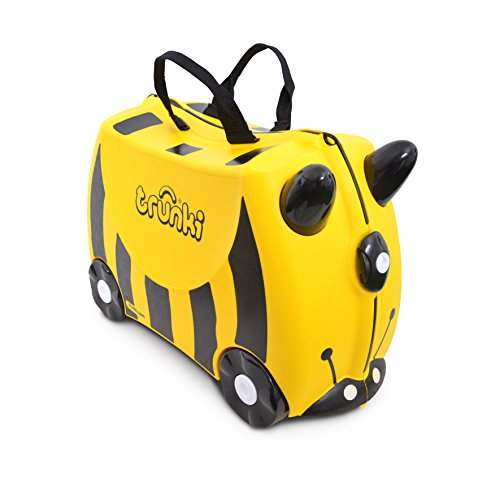 Trunki Maleta correpasillos y equipaje de mano infantil: Abeja Bernard (Amarillo)