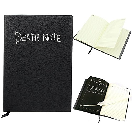 Tutoy Death Nota Libro Encantadora Moda Anime Tema Muerte Nota Cosplay Cuaderno Escuela Gran Diario De Escritura