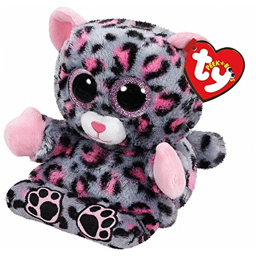 TY - Peek-A-Boos Soporte de peluche para el móvil, Trixi Leopard, 15 cm (United Labels Ibérica 8TY) , color/modelo surtido