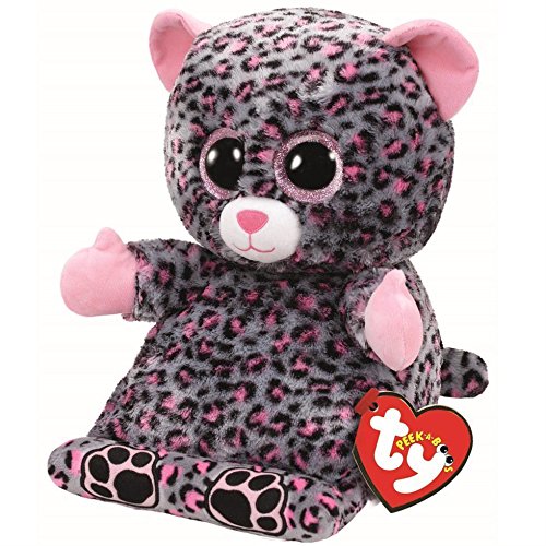 TY - Peek-A-Boos Soporte de peluche para el móvil, Trixi Leopard, 15 cm (United Labels Ibérica 8TY) , color/modelo surtido