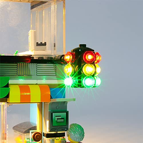 TZH Kit De Iluminación LED para Lego 31097, Tiendas De Mascotas Y Cafeterías, Fuente De Alimentación USB, Bloques De Construcción Juego De Iluminación Compatible con Lego, Modelo No Incluido