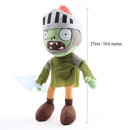 uiuoutoy 2 unids/set plantas vs zombies Plushies caballero zombi el faraón de Egipto zombi pvz juguetes de peluche suaves muñecas de regalo