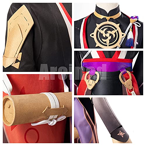 ULLAA Disfraz de Cosplay de Scaramouche, ropa de elementos chinos del juego Genshin Impact para la exposición de anime, mascarada de Halloween