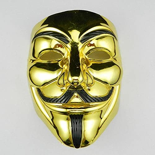 U/N Mask for Adult Scary and Horror Masquerade Party Masks Mascara De Halloween Masque Band Dark Circles Graffiti Mask Props-1