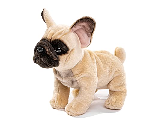 Uni-Toys - Bulldog francés – 27 cm (Longitud) – Perro Mascota – Peluche de Peluche