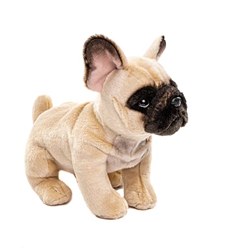 Uni-Toys - Bulldog francés – 27 cm (Longitud) – Perro Mascota – Peluche de Peluche