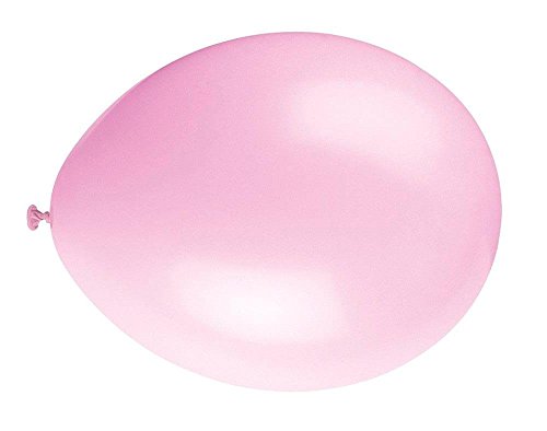 Unique Party-80015 Globos de Látex de 30 cm, Color Rosa (Powder Pink), Pack de 10 (80015)