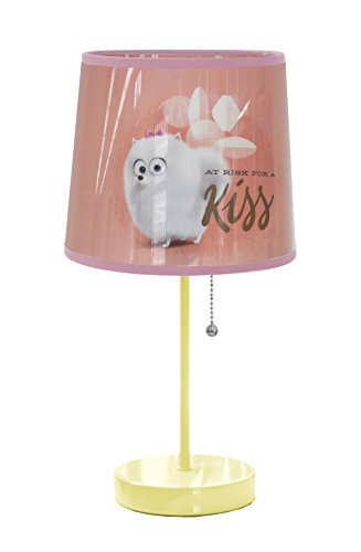 Universal Secret Life of Pets Lámpara de palo, 20 pulgadas, color rosa