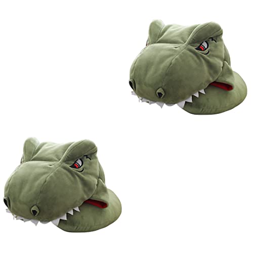 Unomor 2 cojines de almohada de peluche de dinosaurio de peluche para muñecas de juguete para niños adultos