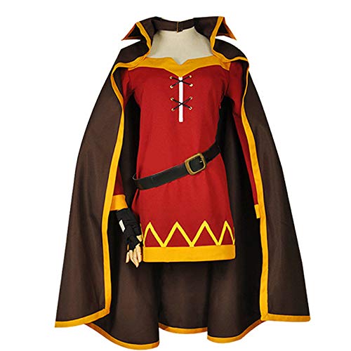 Upretty Anime KonoSuba la bendición de Dios en Este Maravilloso Mundo Cosplay Megumin/Aqua/Satou Kazuma Disfraces Conjunto Completo Halloween