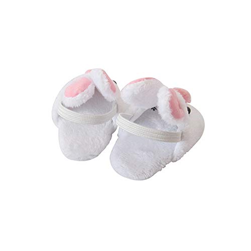 Uteruik Zapatillas de muñeca lindas con conejo, para niñas de 46 cm, accesorio de disfraz, 1 par