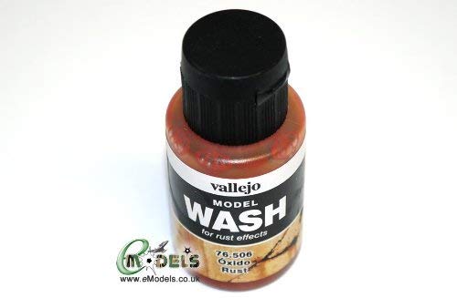 VALLEJO-3076506 76506 VALLEJO MODEL WASH COLOR OXID, surtido (3076506