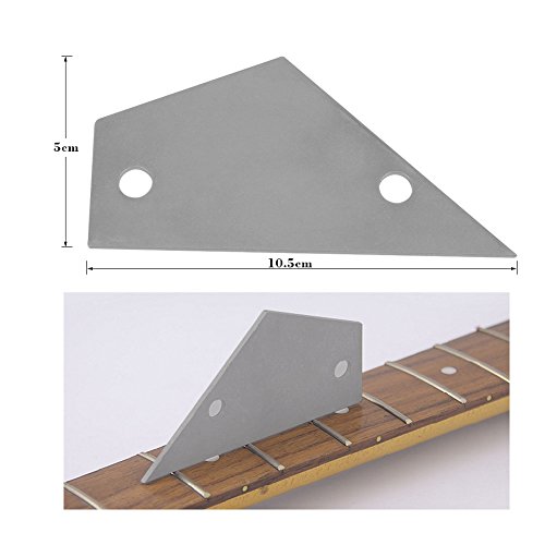 VGEBY Traste de Acero Inoxidable Rocker, práctica Guitarra Luthier Herramienta Regla de nivelación para Guitarras bajo eléctrico