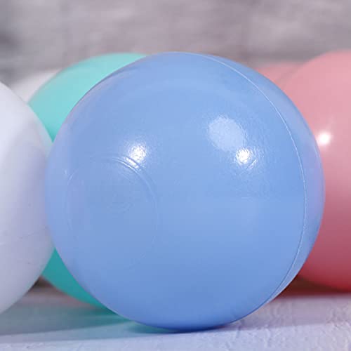 VILLCASE 100 Piezas 5. 5Cm Bolas de Plástico para Niños Pelotas de Plástico para Jugar Pelota de Océano Bolas Coloridas a Prueba de Golpes Bolas para Bebés Tienda de Billar para Fiestas