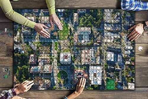 Vista panorámica del barrio de Alfama, Lisboa, Portugal, rompecabezas grandes de 500 piezas para adultos, juguetes educativos para niños, juegos creativos, entretenimiento, rompecabezas de madera, de