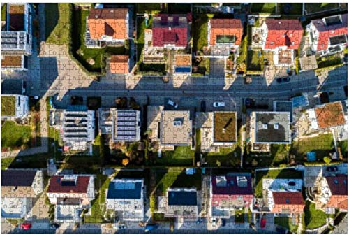 Vista panorámica del barrio de Alfama, Lisboa, Portugal, rompecabezas grandes de 500 piezas para adultos, juguetes educativos para niños, juegos creativos, entretenimiento, rompecabezas de madera, de