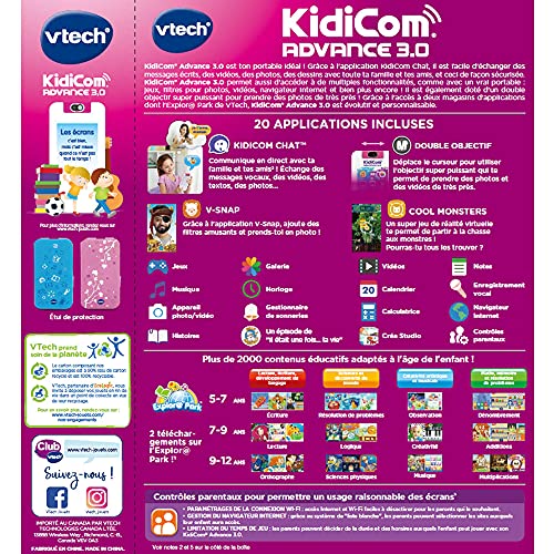 VTech- KidiCom, Color Rosa (541155)