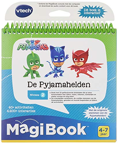 VTech MagiBook Activiteitenboek – PJ Masks Niño/niña - Juegos educativos (Multicolor, Niño/niña, 4 año(s), 7 año(s), Holandés, Papel)