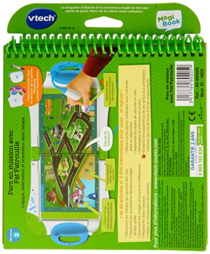 VTech MagiBook Livre La Pat' Patrouille - Juegos educativos (Multicolor, Niño/niña, 4 año(s), 7 año(s), Francés, 178 mm)