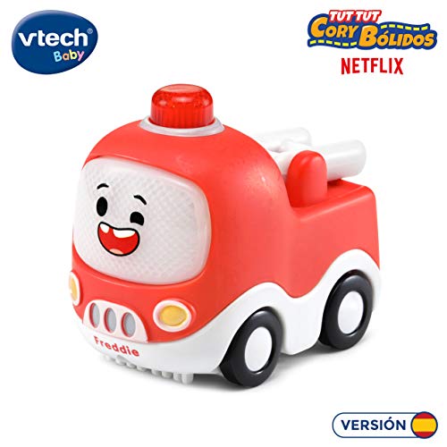 VTech Tut Cory: Freddie Bombero Vehículo de Juguete, Color Rojo (3480-523322)